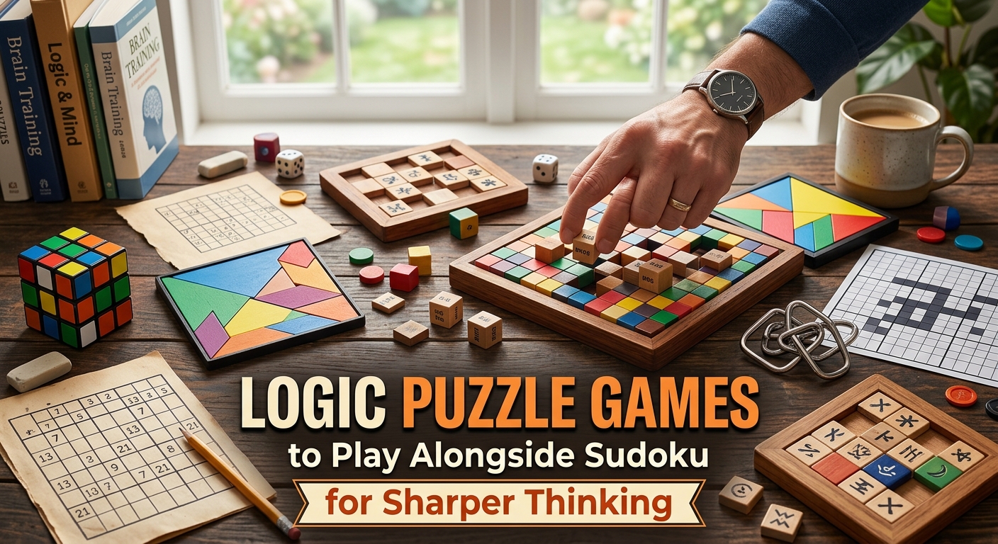 Logic Puzzle Games to Play Alongside Sudoku for Sharper Thinking