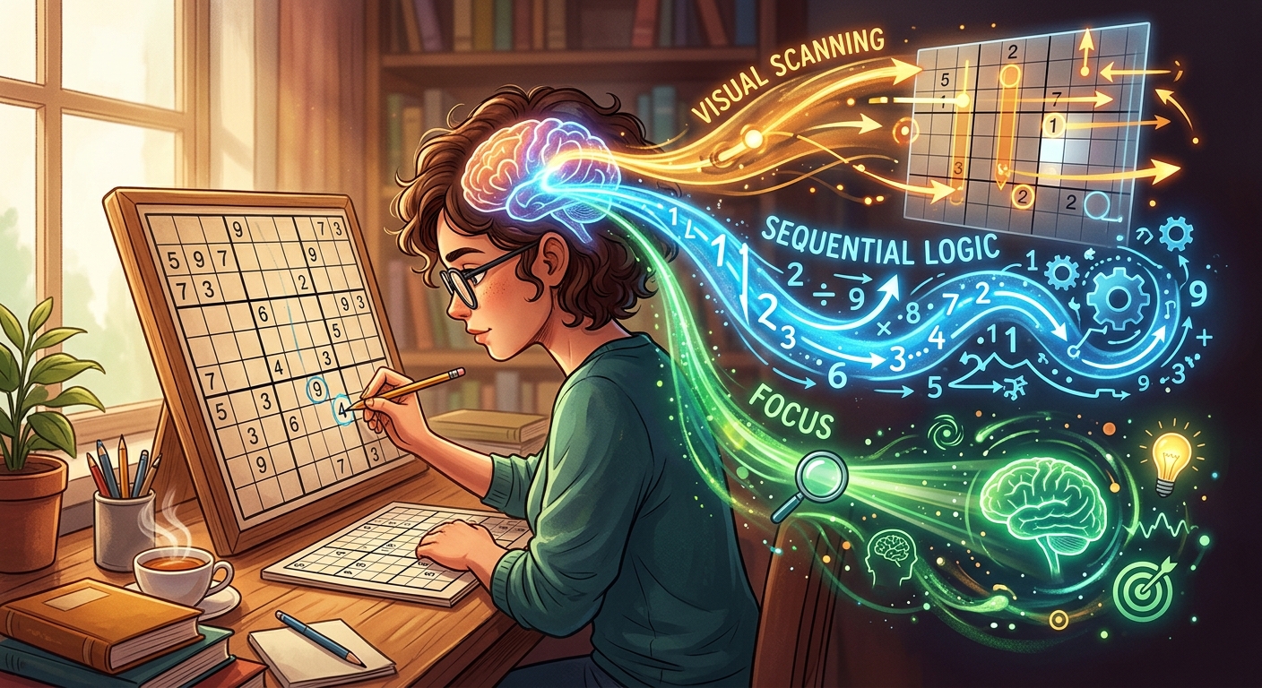 How Sudoku Strengthens Sequential Logic, Visual Scanning, and Focus
